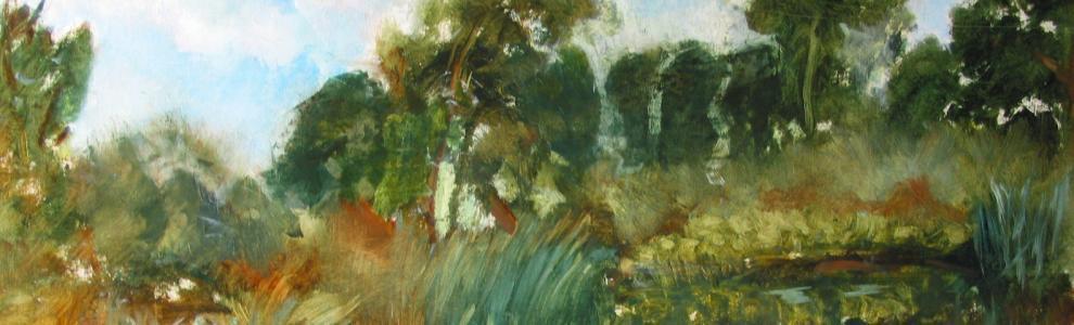 Uitsnede: Gaasperplas (serie van drie werken)