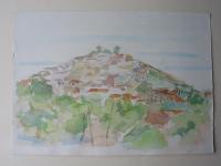 Aquarel in het buitenland