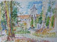  Aquarel in het buitenland