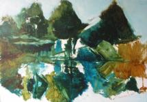 schilderij is uit een serie van drie
